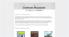 Desktop Screenshot of compassmagazine.org